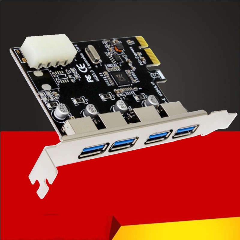 Pci Express TO 4 USB 3.0 PORTS conversion Card | Shopee Philippines