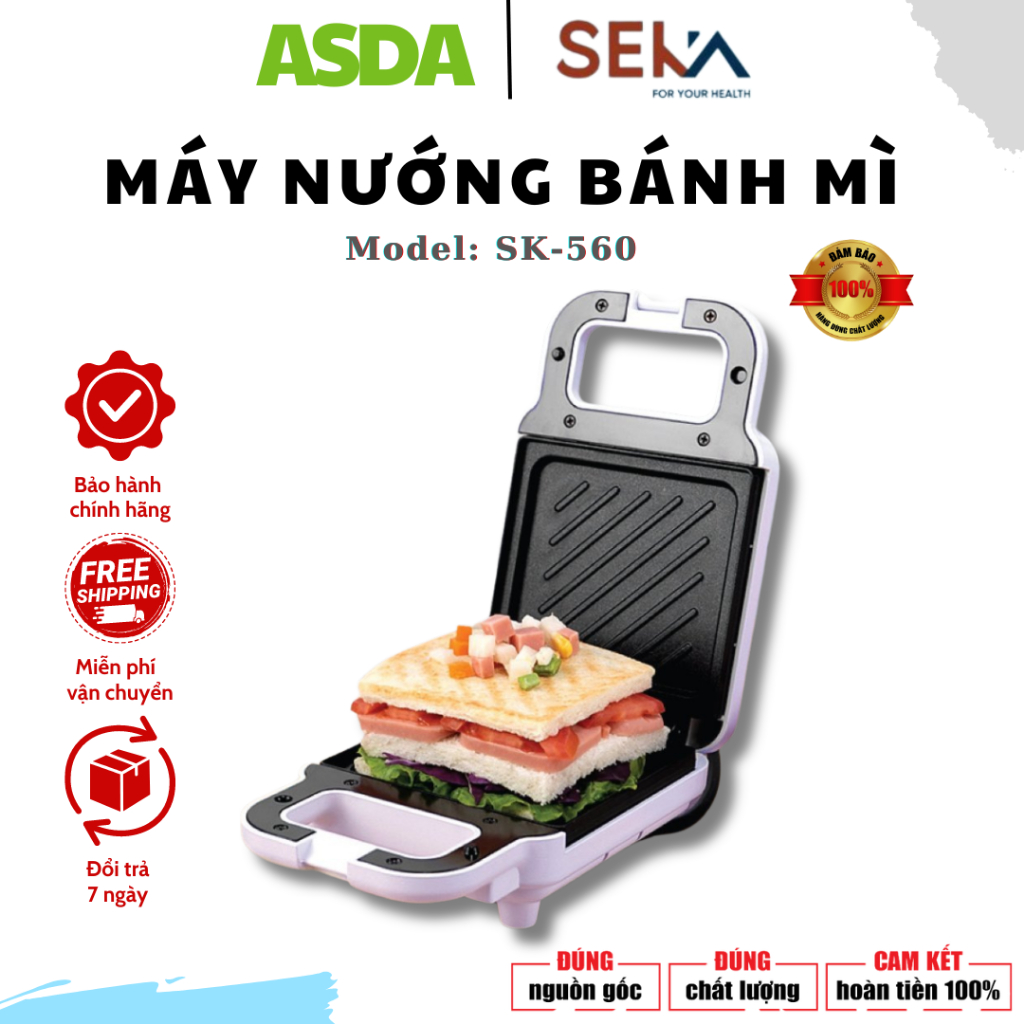 Seka SK560 Toaster, sandwich sandwich, Handy Multi-Purpose Toaster ...