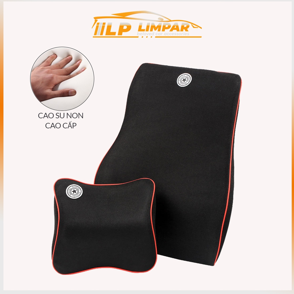 High quality, super elastic memory foam headrest and backrest pillow to