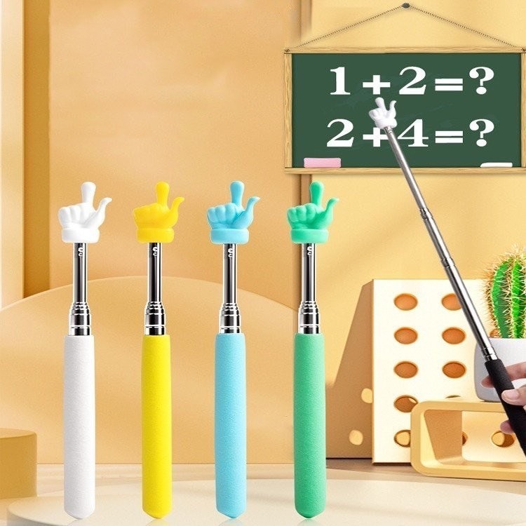 55cm retractable finger whiteboard pointer, teaching aid for English ...
