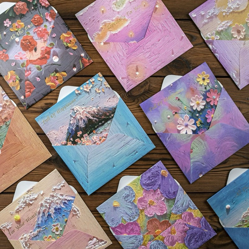 2d Oil Painting Card with Beautiful Envelope - Sam Flory | Shopee ...