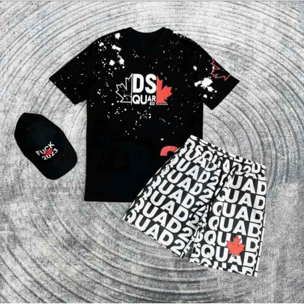 Dsquared2 DSQ2 T-shirt with LA neckline on the web, 100% high quality ...