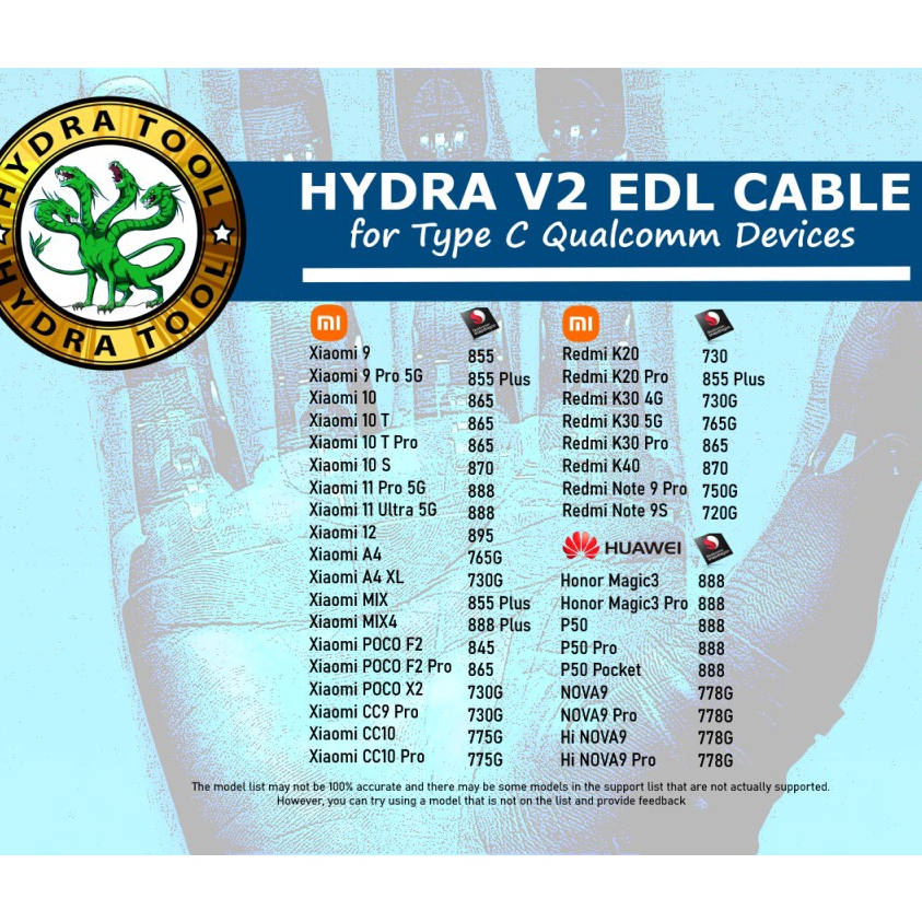 New EDL Type-C V2 PRO cable supports Phones to Qualcomm 9008 (QHS-USB ...