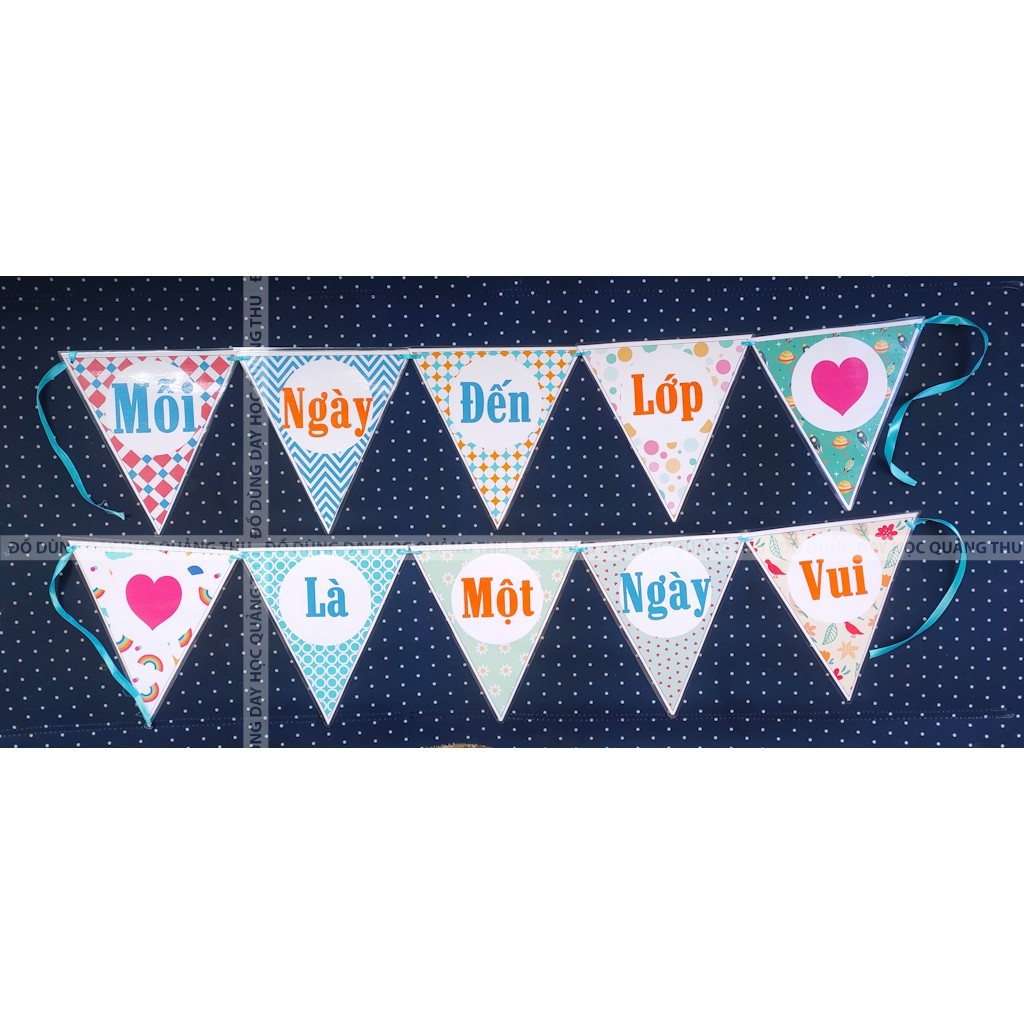Hanging Flag String for Classroom Decoration, glossy cardboard material ...