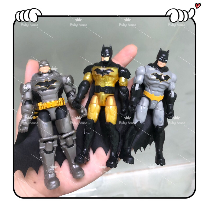 Set of 3 jointed batman models {nobox} | Shopee Philippines