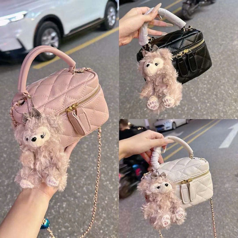 Women s Handbags Cross Box size 16cm mini Small And Pretty Cross Bags With Short Straps With cute cute Fashion Bear Hook Shopee Philippines