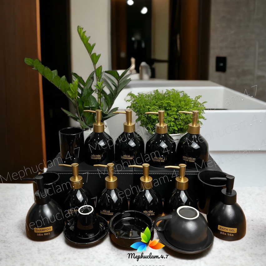 Hand sanitizer, shampoo, shower gel, cups, etc. made of bellshaped Bat