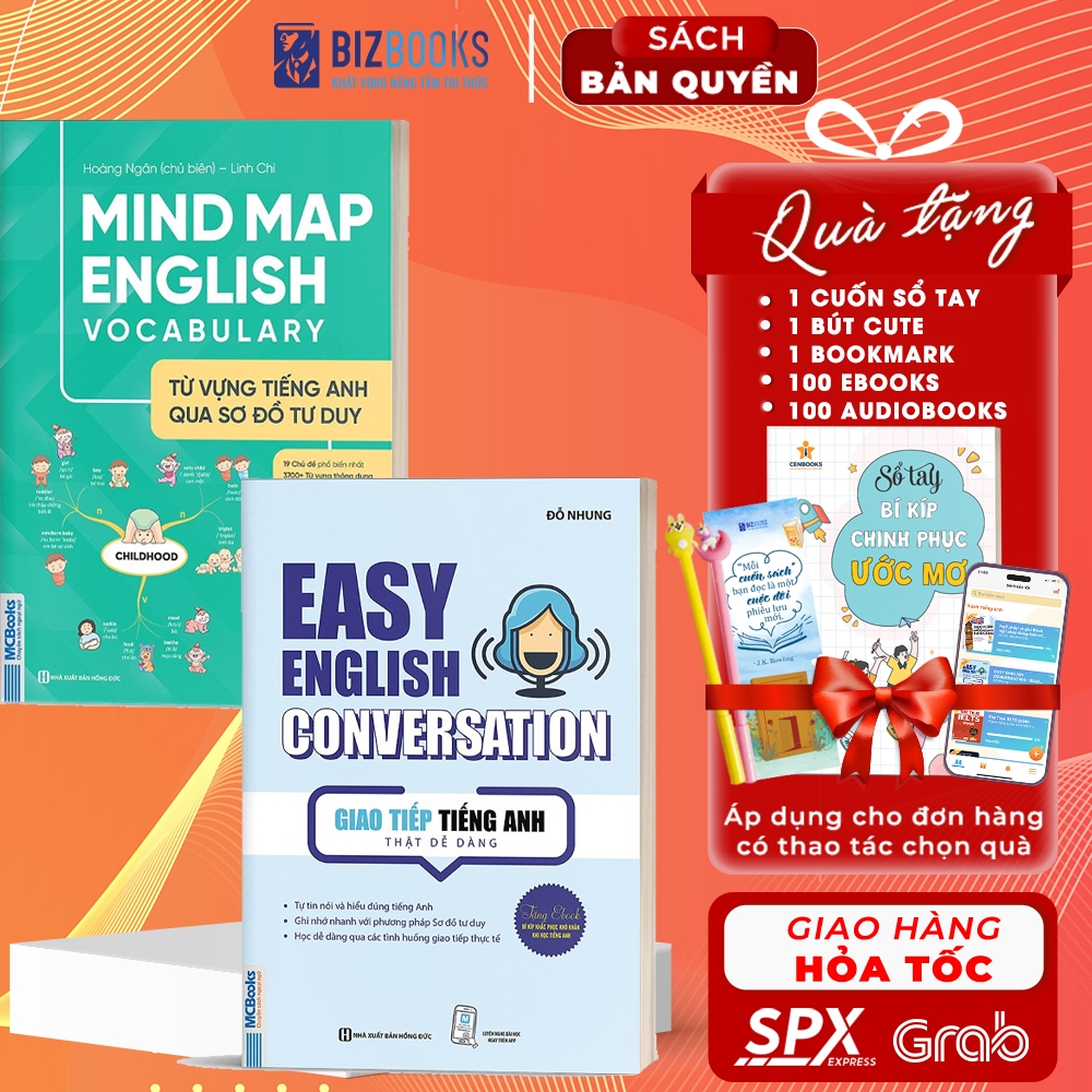 Book - Combo Mindmap English Vocabulary and Easy English Conversation ...