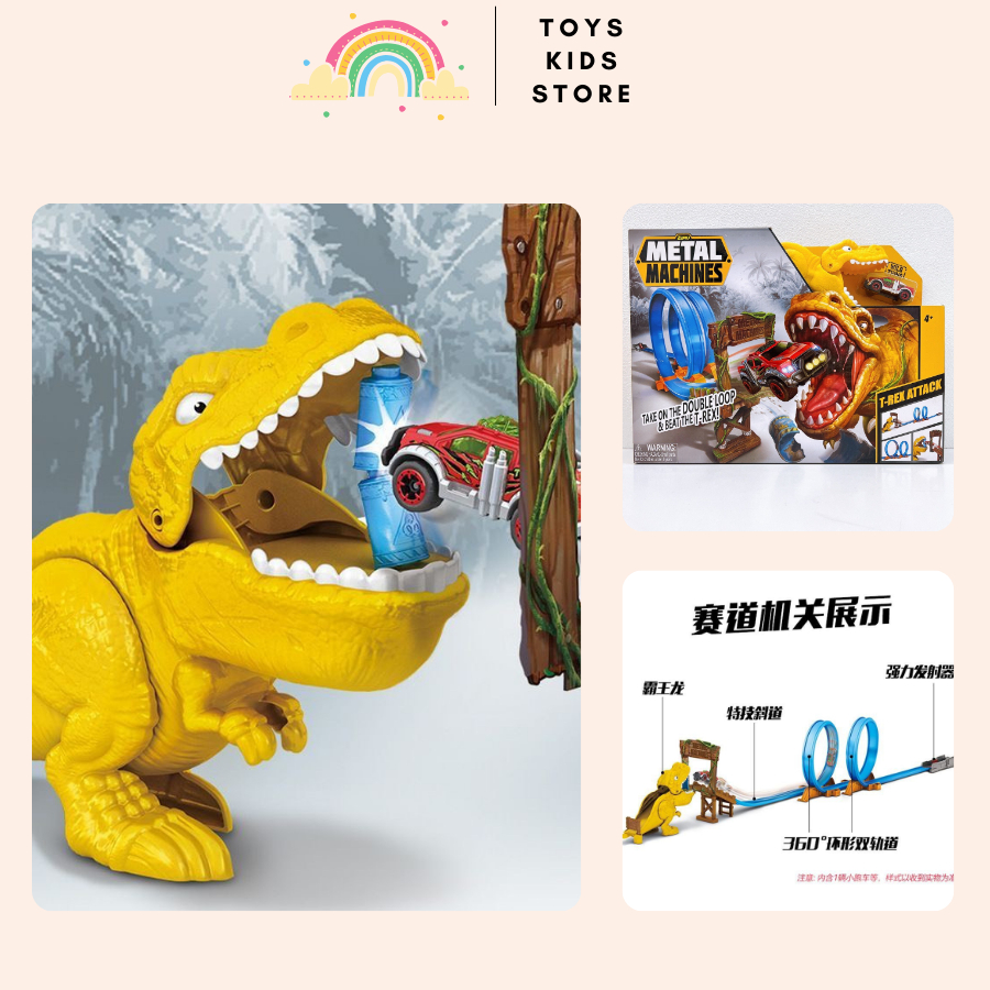 Zuru Metal Machines T-Rex Dinosaur Track Set | Shopee Philippines