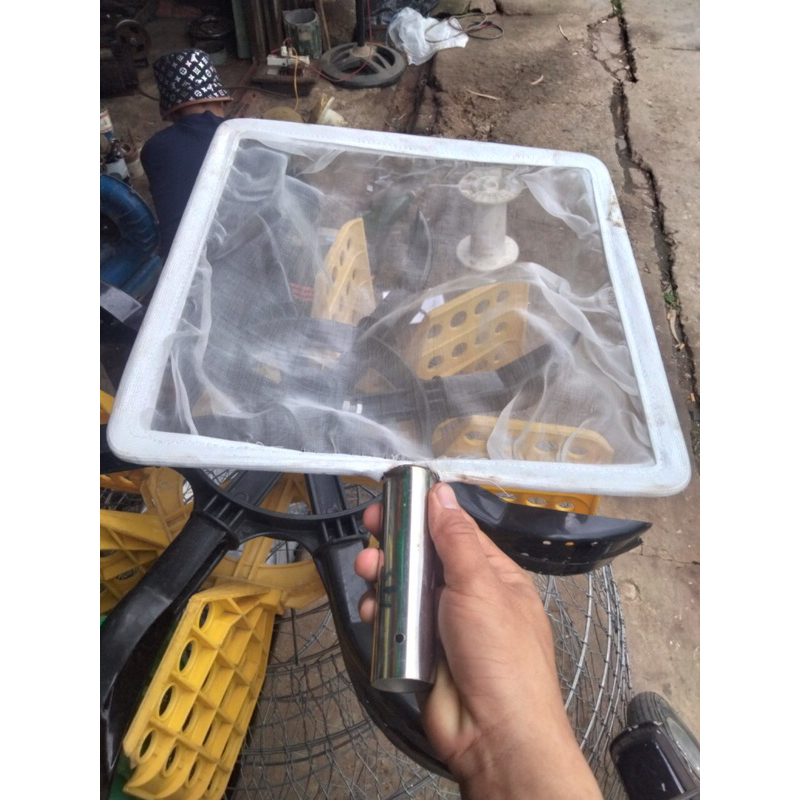 Round racket, square racket, shrimp fish racket, foam aquarium, shrimp ...