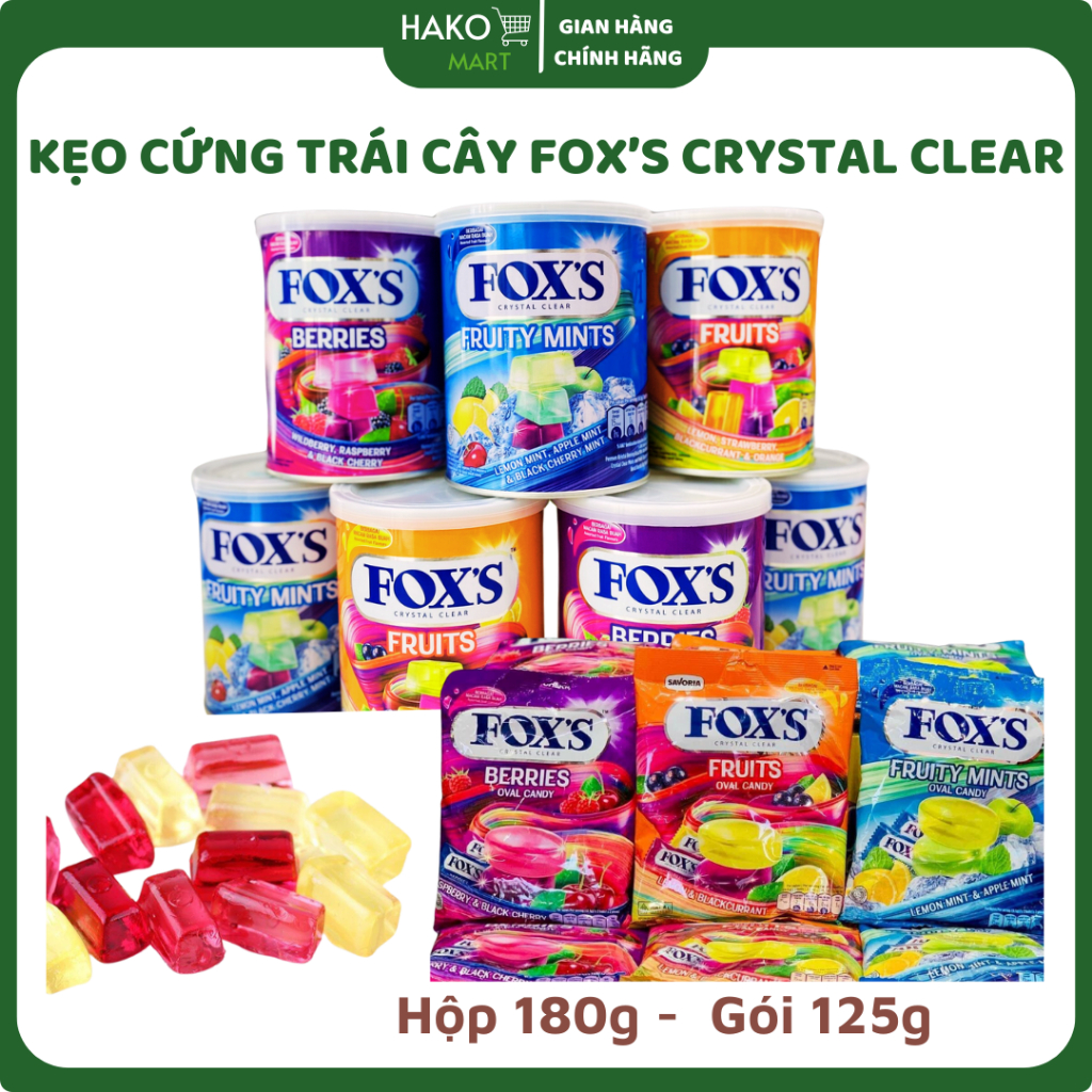 Fox's Crystal Clear Fruit Hard Candy | Shopee Philippines