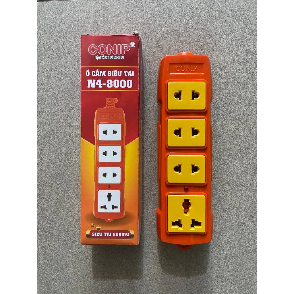 Conip 4-hole wireless super load socket N4-8000 | Shopee Philippines