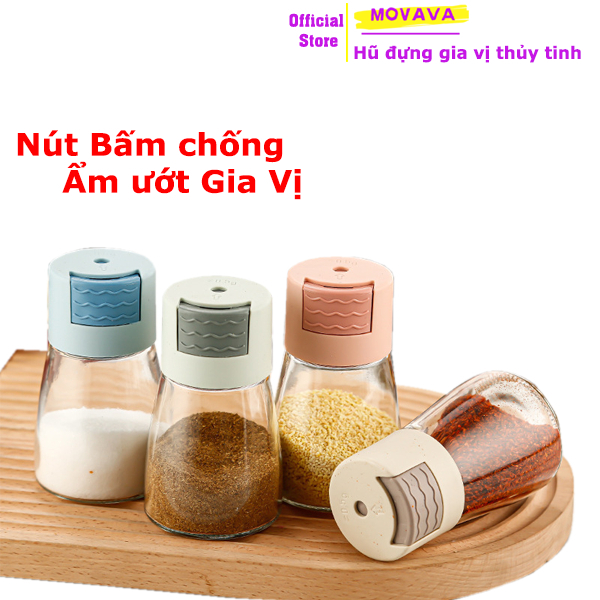 Smart glass spice jar with anti-humidity spice button | Shopee Philippines
