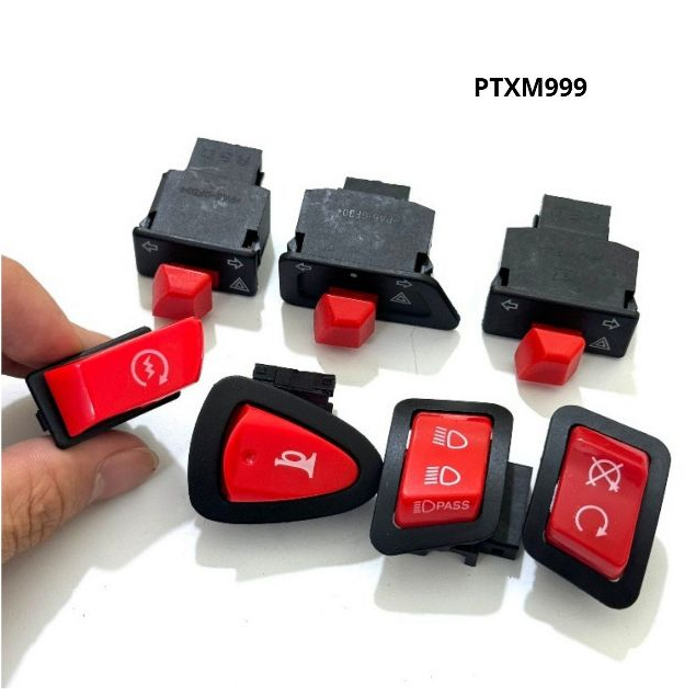 Red Switch Types Of Bar-30mm-Button Switches-New Car Phasing Cos ...