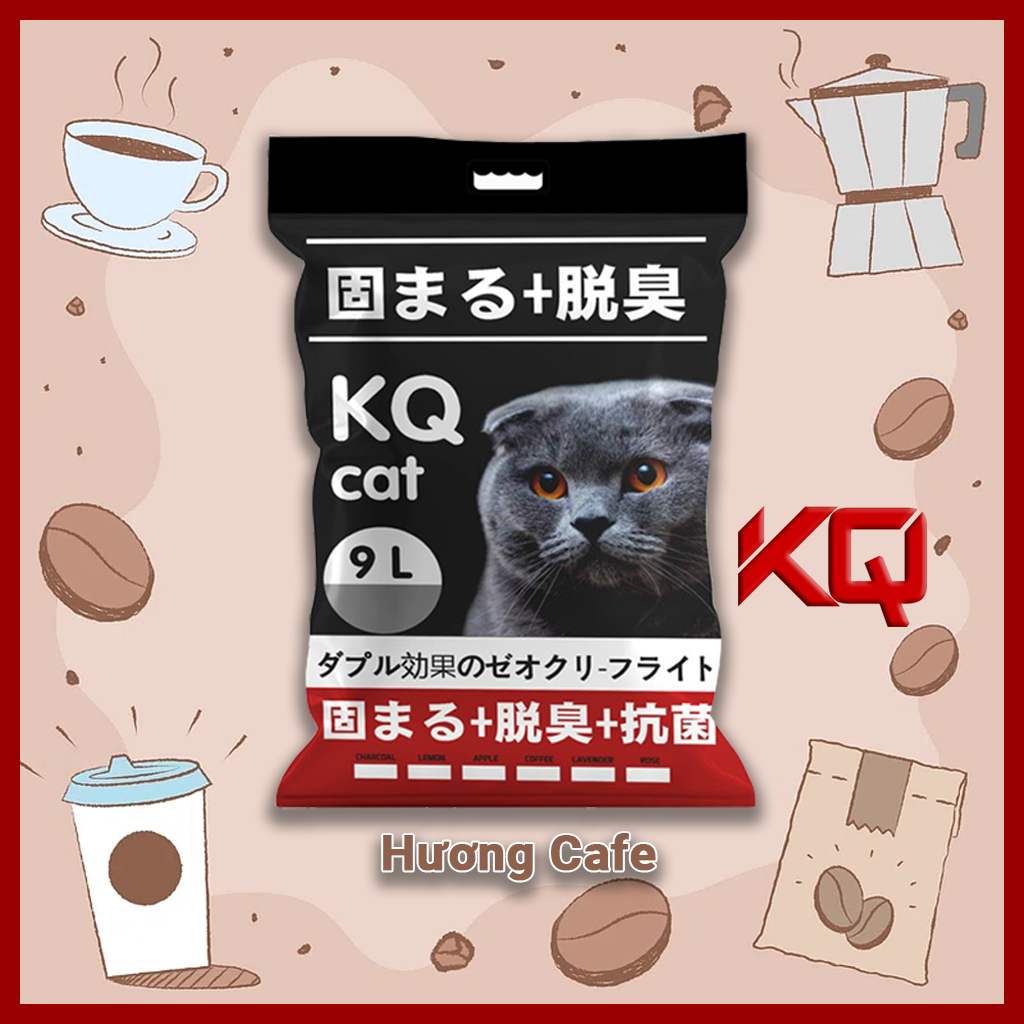 Black Cat For Cats 9L Coffee Flavor Cat Sanitary Sand For Cats To