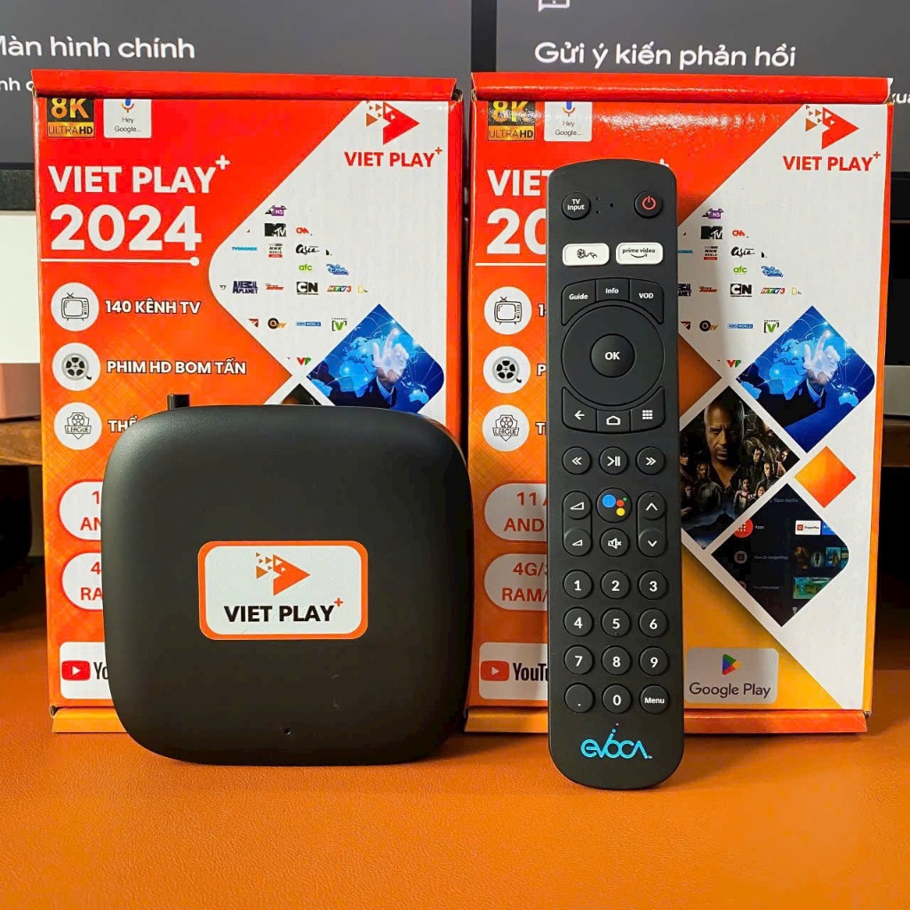 Vietplay box android box Vietplay android 11 tv box 4/32Gb ram watch