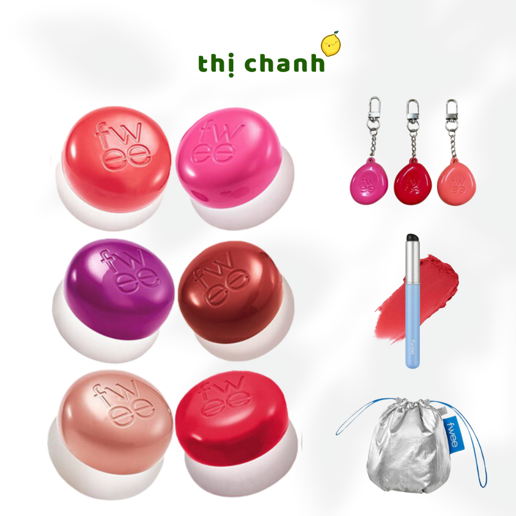 [Available In many colors] FWEE Lip Mud Lipstick & Cheek Blurry Pudding