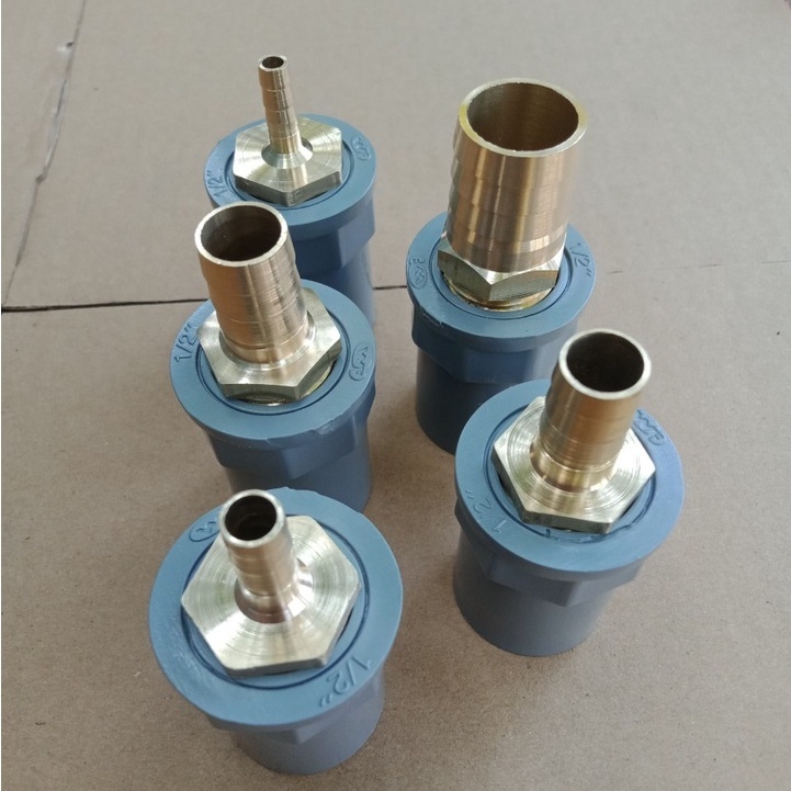 The Head Converts From Non-27 PVC Pipe To A Brass Head In The Shape Of ...