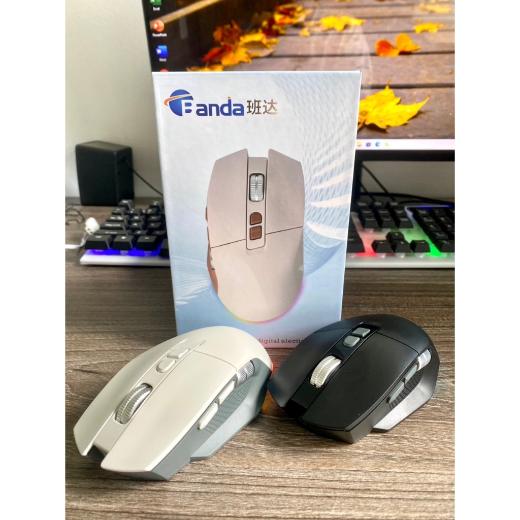 Panda M3 Bluetooth Wired Computer Mouse Led Rgb Wireless Gaming Mouse 3 ...