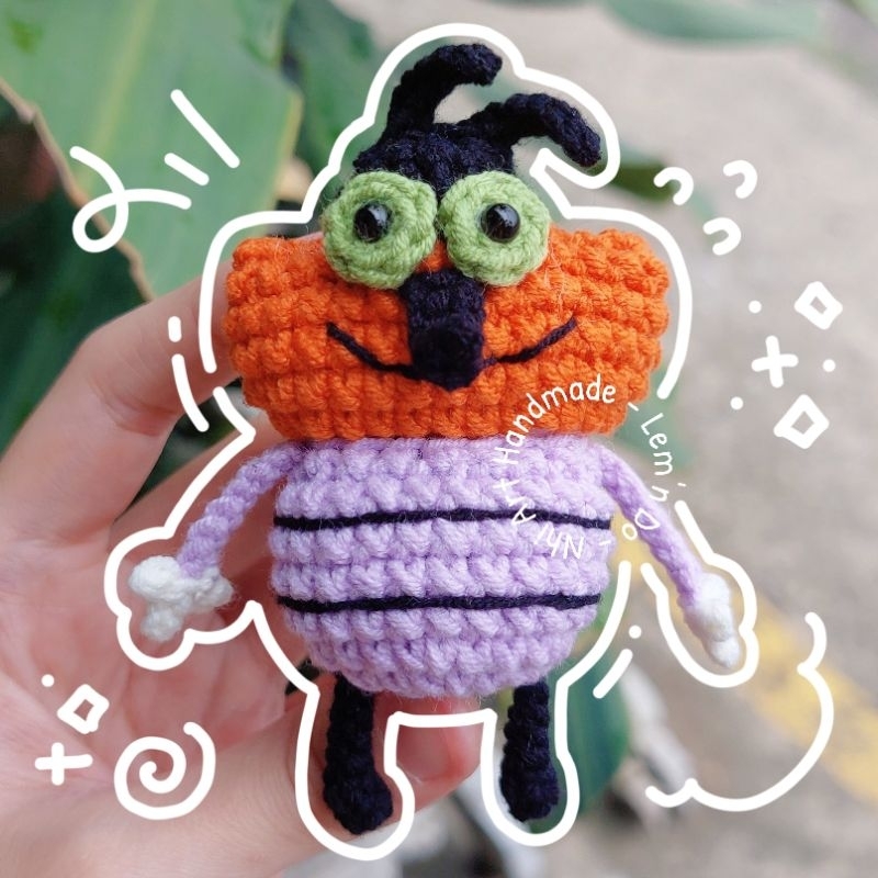 Dee Dee Cockroach Keychain | Dee Dee Cockroach wool keychain | Shopee ...