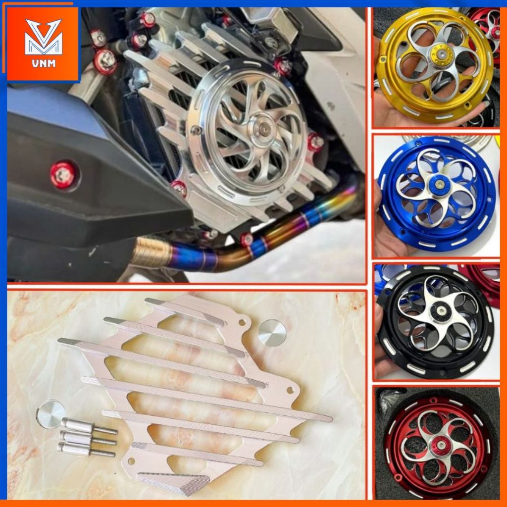 [Full Combo] Radiator Cover With CNC Aluminum Rotating Fan >> Vario ...