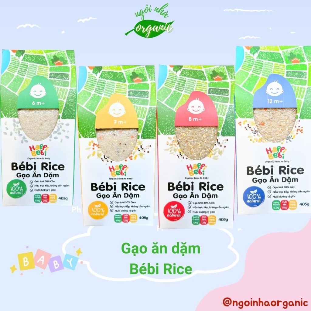 Weaning Rice - broken Rice with sprout bran - broken Rice mixed with ...