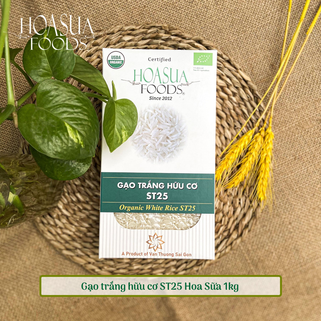 [LV] Organic white Rice Organic ST25 Hoa Sua Foods - Japonica Organic ...