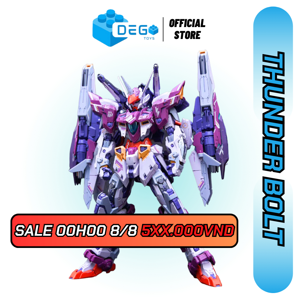 Thunderbolt INERA 1/100 MG assembly model, THUNDERBOLT COSMIC GENERAL ...