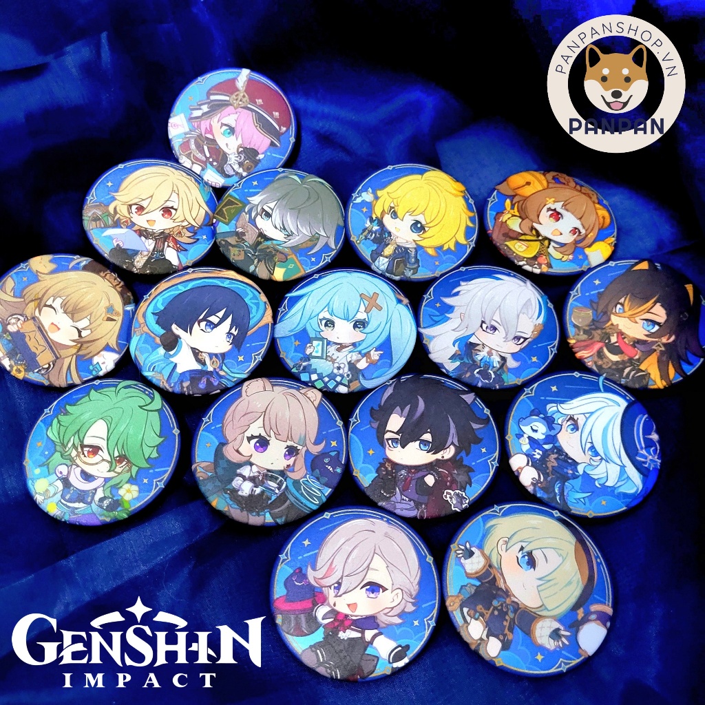 Badge Genshin Impact Sumeru, Fotaine (6cm) Furina, Scaramouche, Neuvi ...