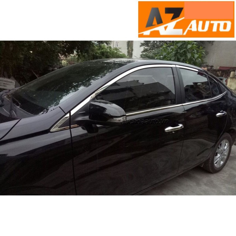 Vios 2019-2024 glass bezel and curved rim - high quality innox material ...