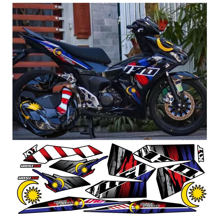 Winner x v3 malaysia black 3-layer removable decal | Shopee Philippines