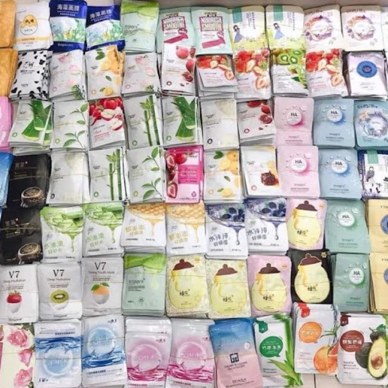 Intermediate Domestic Mask moisturizes and whitens skin | Shopee ...