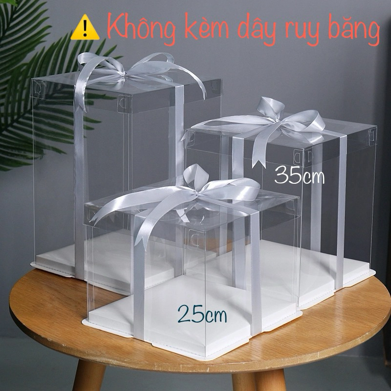 [ 2 SIZES HEIGHT 25cm and 35cm] MIKA COVER BOX SQUARE PILLAR WITH ...