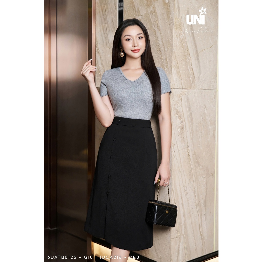 Univth HighQuality A Letter Office Skirts 1UCA216 Uni Korean Fashion