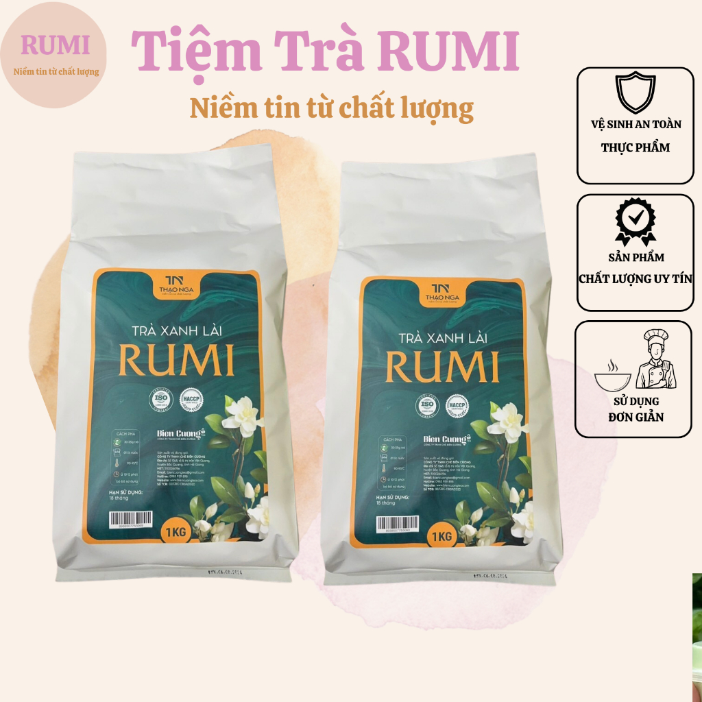 RUMI JASMINE GREEN TEA, Jasmine tea, jasmine tea, extract pack (35g ...