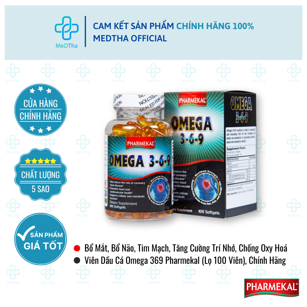 OXY Omega 369 Pharmekal Fish Oil Capsules - Eye Health, Brain ...
