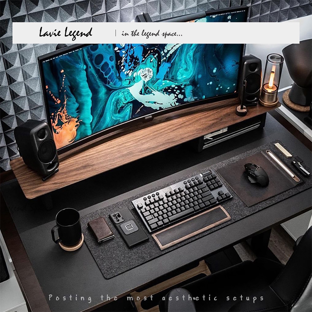 Extremely Luxurious Large Mouse Pad for Desk Cover Large Felt Mouse Pad ...