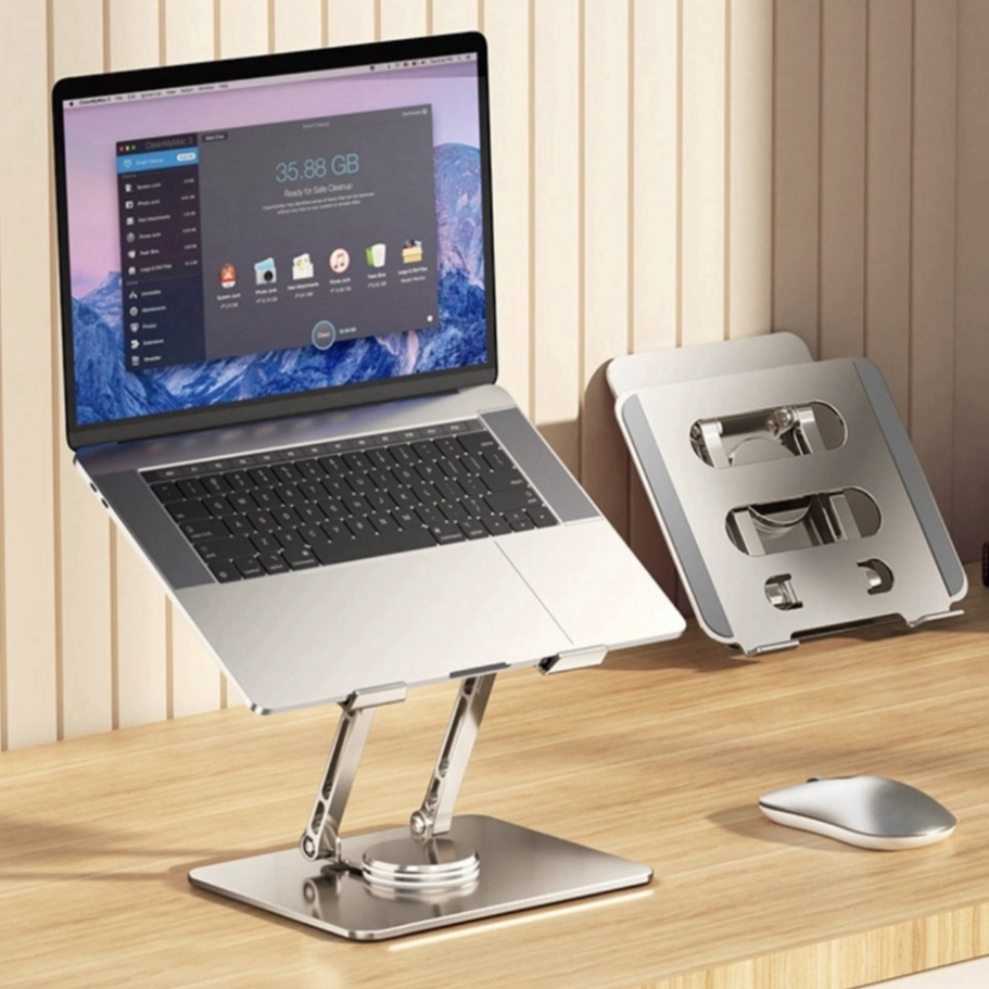 Ipad Stand Ergonomic Macbook Stand High Quality Aluminum Alloy, Can