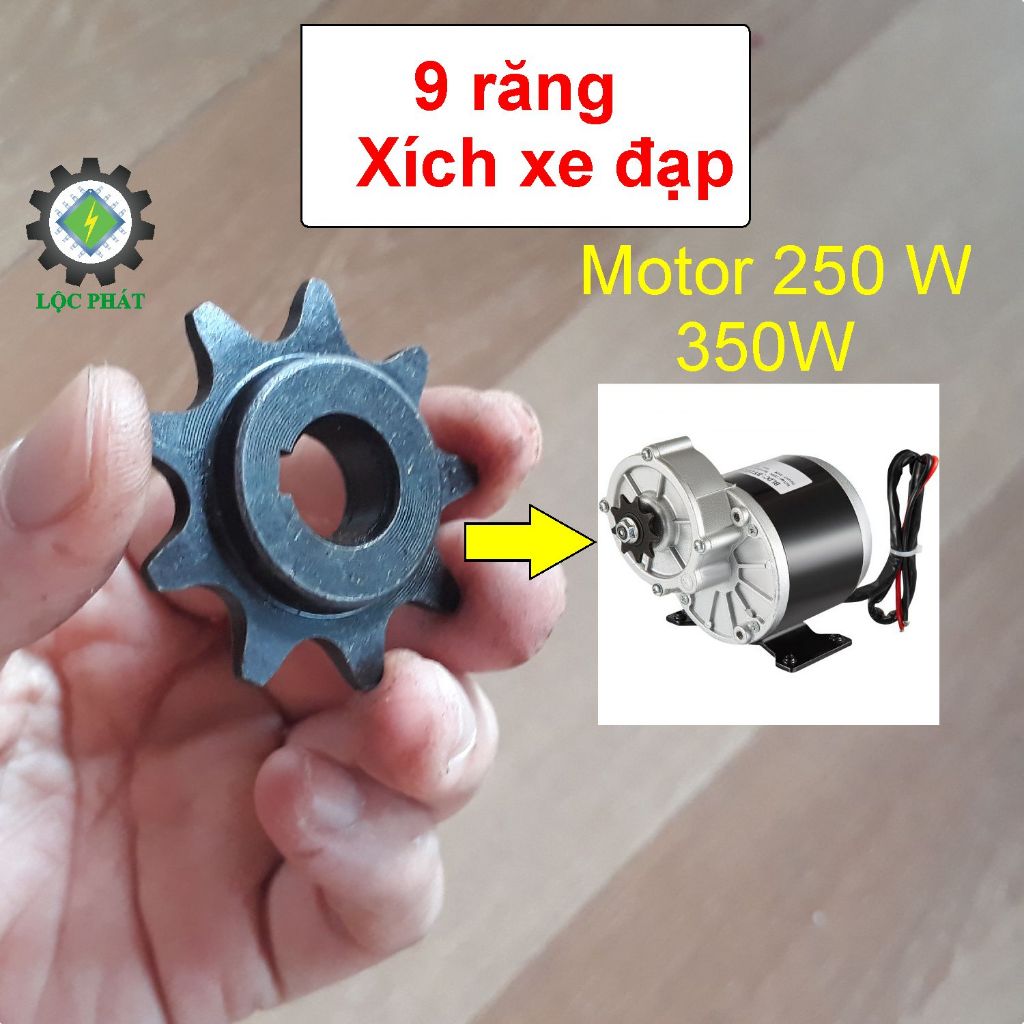 Electric bicycle sprocket 9 Teeth Gear Inner hole 11 mm motor
