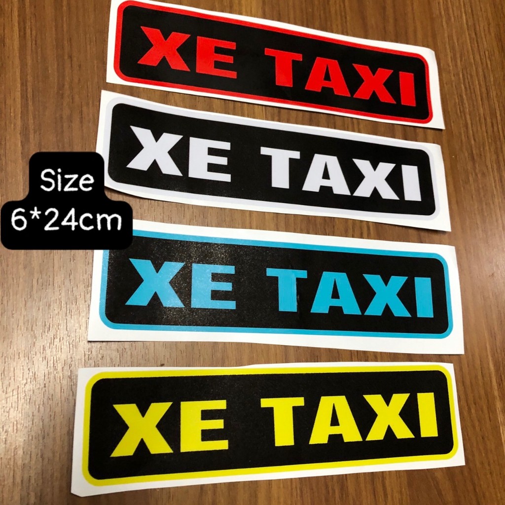 (3-layer decal) TAXI decal SIZE 6CM*24CM car sticker (selling price/1 ...