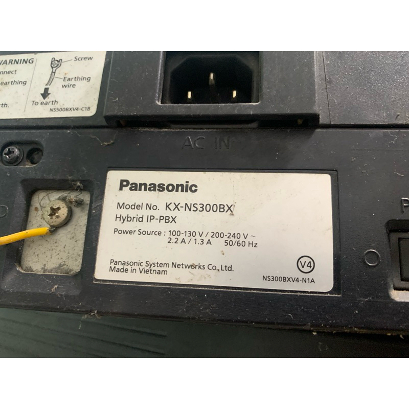 Panasonic switchboard Kx-Ns300 and Kx-ns320 (mainly main power circuit