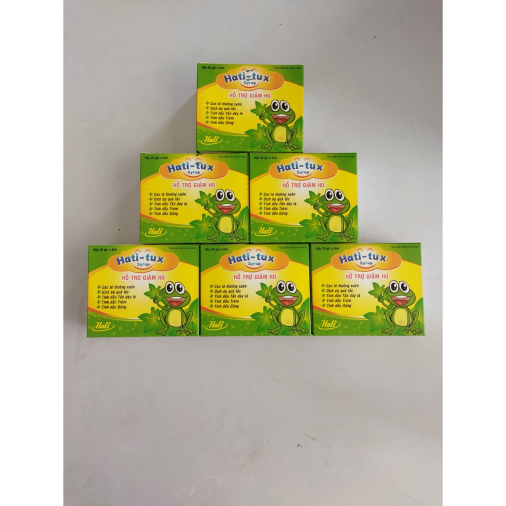 SIRO HATI TUX (BOX OF 20 PACKAGES x 5 ml) - SUPPORTS TO REDUCE Coughs ...