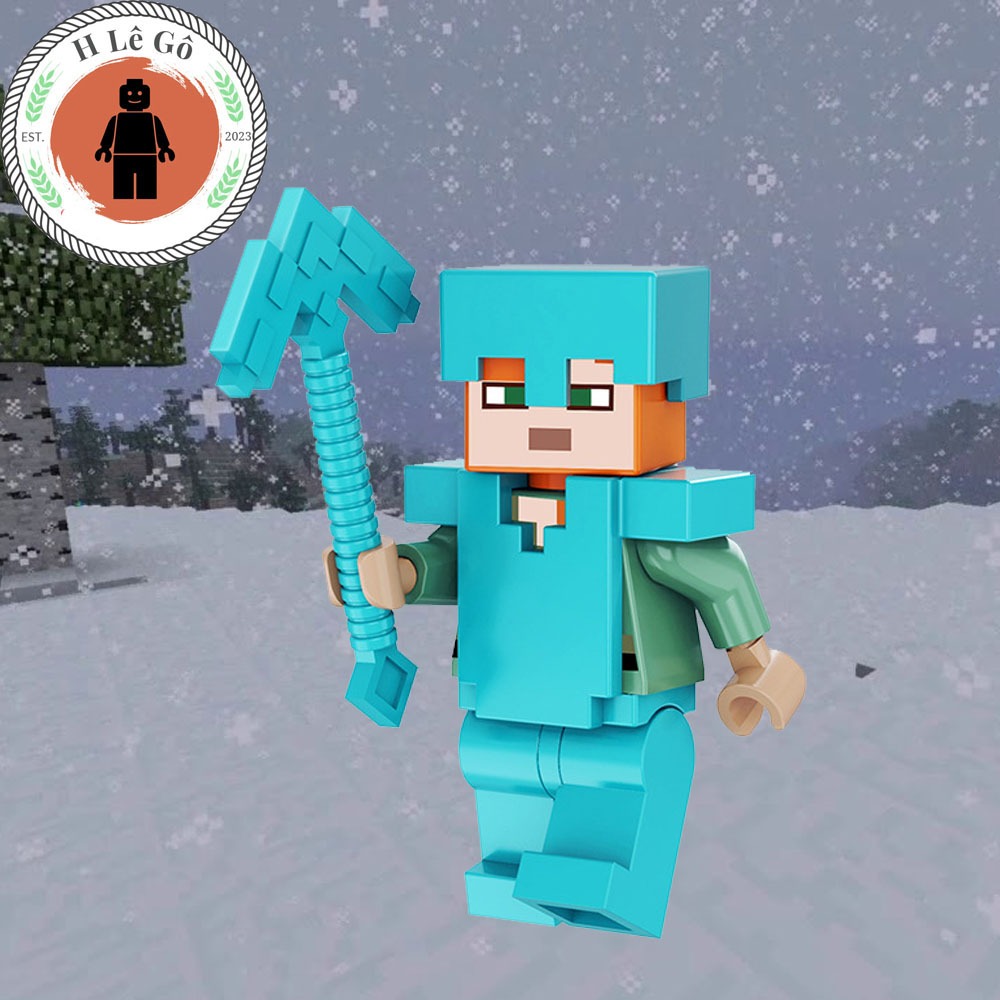 Alex wears Minecraft Alex Full Diamond Armor, brand new, Full sealed ...