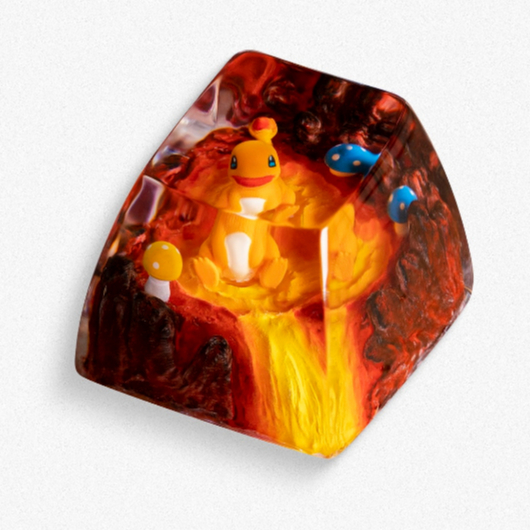 Key cap Charmander Pokemon, beautiful keyboard buttons, artisan keycap ...