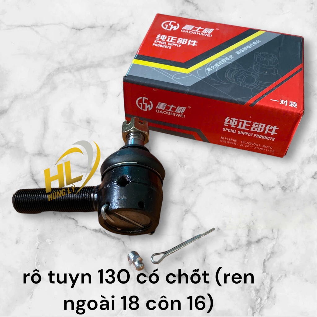 130 thread with pin (External thread 18 taper 16) Spare parts for ...