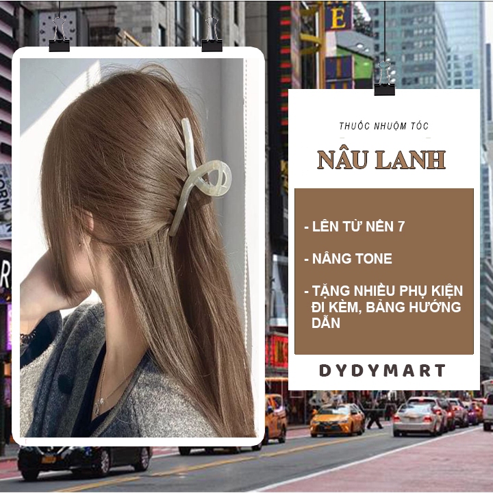 OXY Cold BROWN hair dye No need to bleach hair, comes with dyeing aid