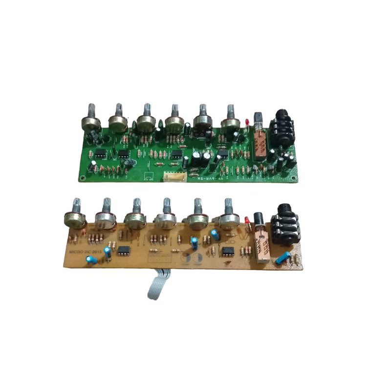 Microphone amplifier circuit, with tone adjustment (disassemble the ...