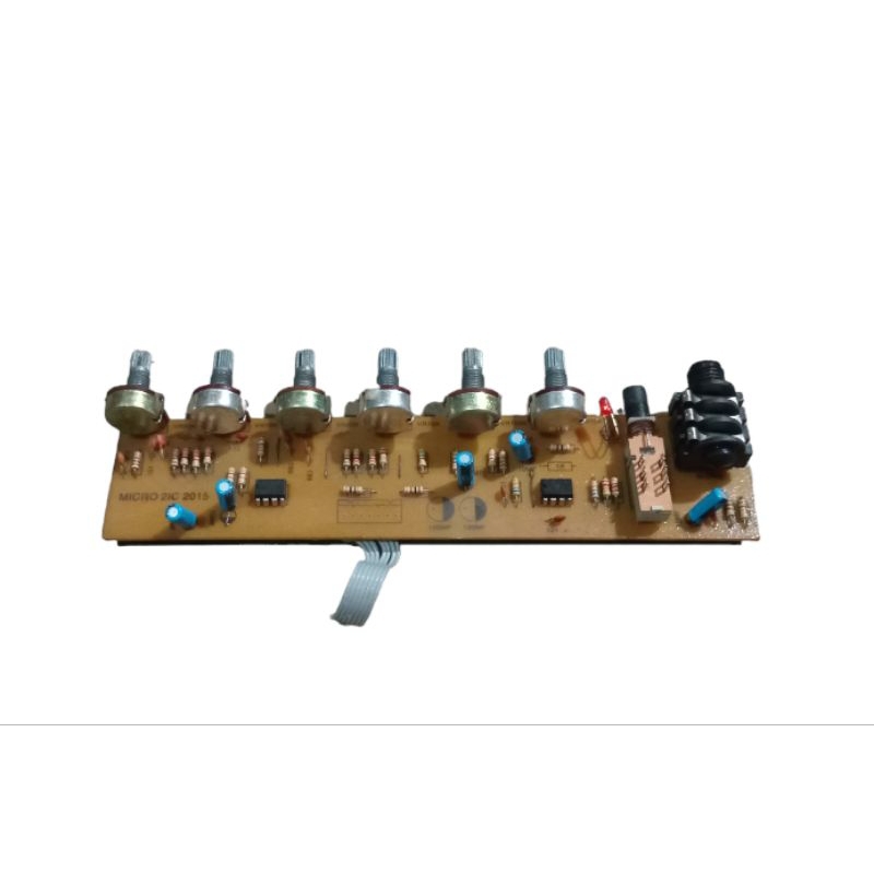 Microphone amplifier circuit, with tone adjustment (disassemble the ...