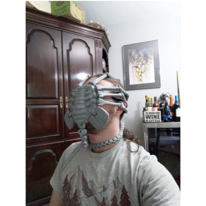 Wearable Alien Facehugger Mask Wearable Alien Facehugger Mask