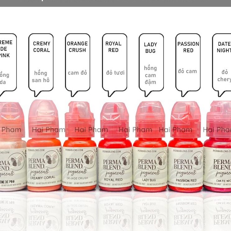 Genuine Perma Blend Tattoo Ink 15ml, Cosmetic Eyebrow Lip Eyelid Tattoo